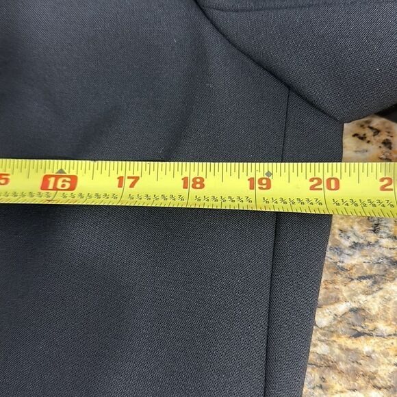 Cache Black Floral Beaded Embroidered Single Button Closure Blazer Jacket Sz 12 - Picture 9 of 11